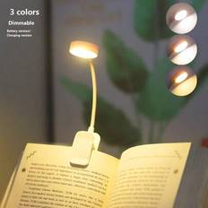 Shein 4-LED White Clip-On Eyecare Reading Table Lamp