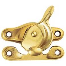 Loops Fitch Pattern Sash Window Fastener 49mm Polished Brass