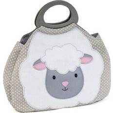 Yarn & Needlework Supplies Hobby Gift Knitting Bag Gathered Appliqué
