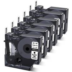 6X Compatible Dymo D1 Label Tape 45013 12mm