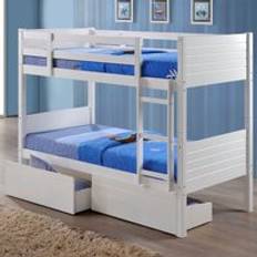 White Wooden Frame Single