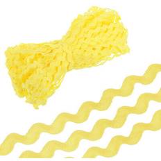 Yarn & Needlework Supplies Uxcell Yellow Rick Rack Trim 5mm
