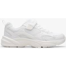 Clarks White Trainers Clarks Move Kid Wide Fit Trainers - White