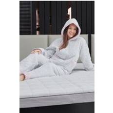Silver Underwear Ezysleep Extra Warm Snuggle Fleece PJ Set - Silver