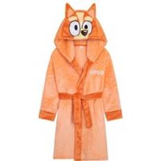 Orange Night Garments Bluey Bingo Unisex Kids Dressing Gown Bathrobe - Orange