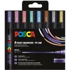 Posca Pennor Posca PC-5M 8 Metal Size Set