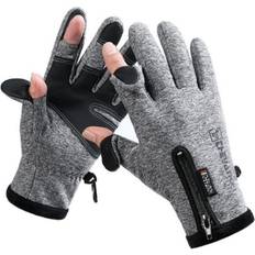 Aihontai Winter Waterproof Cycling Gloves - Gray