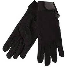 Hy5 Adults Cotton Pimple Palm Riding Gloves - Black