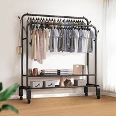 Clothes Racks on sale Living and Home 2-Rod Garment Holder Clothes Rack