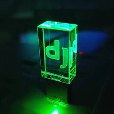 Memory Cards & USB Flash Drives Flemye Green LED Light 128GB USB 2.0 Flash Drive
