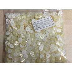 Yarn & Needlework Supplies Ivory Pearlised Glossy 12mm 2 Hole Buttons BT80A