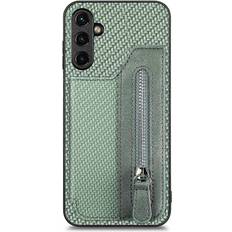 Veanxin Leather PC TPU Zipper Wallet Phone Case
