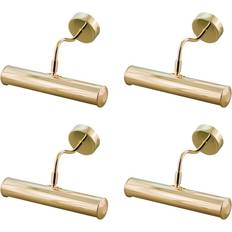 Picture Lighting firstchoicelighting Set of 4 Aston Polished Brass 280mm Lights Picture Lighting