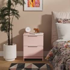 Pink Bedside Tables Swift Plymouth Pink 2 Drawers Bedside Table
