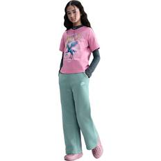 Fleece Pants Children's Clothing Nike Big Girls Sportswear Club Fleece Wide-Leg Pants - Green
