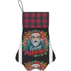 Stockings Famgem Paw Christmas Stockings Buffalo Tartan Plaid Stocking