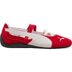 Puma Speedcat Ballet Suede Slip On Flats - Red/White/PUMA Black