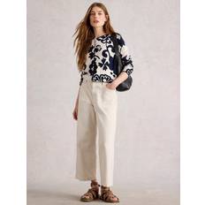 Lulu Floral Long Sleeve Cardigan - Beige