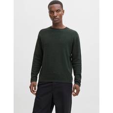 Jack & Jones Återvunnet material Överdelar Jack & Jones Enfärgat Stickad Tröja Grön
