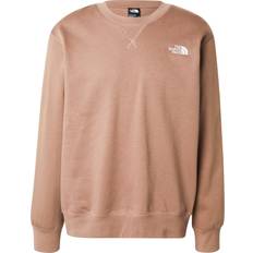 The North Face Round Jumpers The North Face Oversize Crew Neck Sweatshirt Latte - Brown