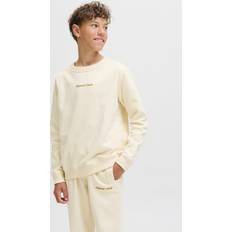 Drenge - Hvid Sweatshirts Jack & Jones Junior Sweatshirt Uldhvid Hvid