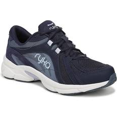 Natural - Women Walking Shoes Ryka Skylift Walking Shoe Leather Mesh - Academy Blue
