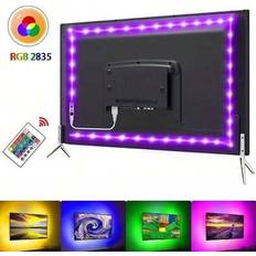 F String Lights & Light Strips Shein 1 Set Of USB DIY Backlight TV Light Belt Multicolour Light Strip