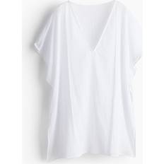 H&M Oversized Strandkaftan Damen - Weiß