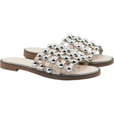 Kelly PU Sliders - Nude