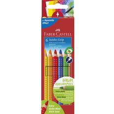 Vesivärikynät Faber-Castell Jumbo Grip 6- pack