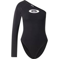 Bodys adidas Originals Campus 2000 One-Shoulder Bodysuit - Black