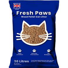 Fresh Paws Premium Wood Pellet Cat Litter 30L