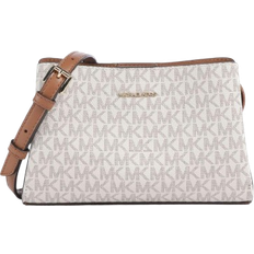 Michael Kors Ruthie Small Signature Logo Crossbody - Vanilla/Acorn