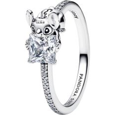 Pandora Disney Stitch & Stone Ring - Silver/Transparent
