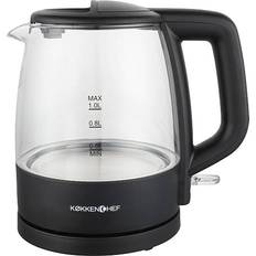 Køkkenchef Elkedel 1 Liter - Glas