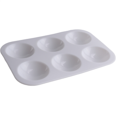 Palettes Jojomino White Plastic Watercolor Palette 50PCS