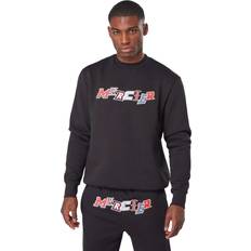 Mercier Jumpers Mercier Mens Anonymous Crew Neck Sweatshirt - Black