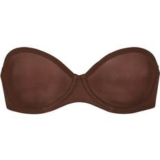 SKIMS Ultra Fine Mesh Strapless Bra - Mahogany