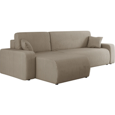 5-sits Soffor Mirjan24 Piano L Cord Beige Soffa 244cm 5-sits