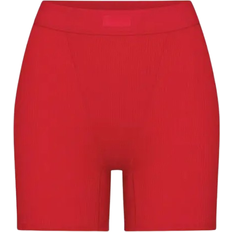SKIMS Cotton Rib Boxer - Cranberry
