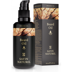 Satin Naturel Olio Barba Uomo 100ml con Olio di Mandorle