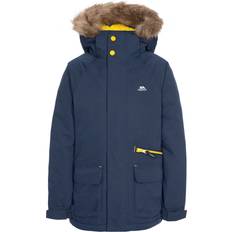 Hidden Zip - Parkas Jackets Trespass Kid's Waterproof Parka Jacket Upbeat - Navy (MCJKRATR0011-NA1)