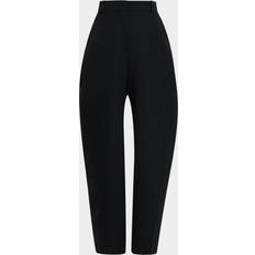 Wool Trousers Givenchy Grain De Poudre Wool Tapered Pants - Black