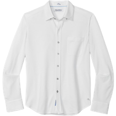 Tommy Bahama San Lucio Stretch Knit Shirt Plus Size - White