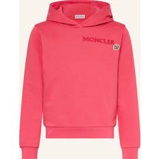 Moncler Hoodies Moncler Embroidered Logo Applique Hoodie - Cherry Pink
