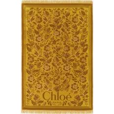 Blomstrede Badehåndklæder Chloé Plage Beach Cotton Bath Towel Green, Yellow