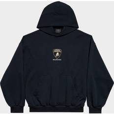 Balenciaga Sweatere Balenciaga Bomuld Shield Motif Sweater - Sort