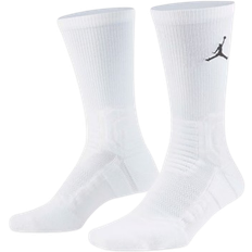 Nike Jordan Flight Crew Basketball Socks - White/Black