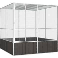 vidaXL Bird Cage Anthracite 213.5 x 217.5 x 211.5 cm