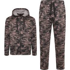 Camouflage Suits Forge Original Camo Mens Tracksuit Set - Khaki